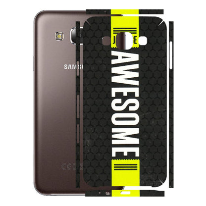 Samsung M/F/Note/Flip and C Phone Skins (All Models) - Just Be Awesome - 3D Embossed Finish (L-101) Samsung Galaxy E5