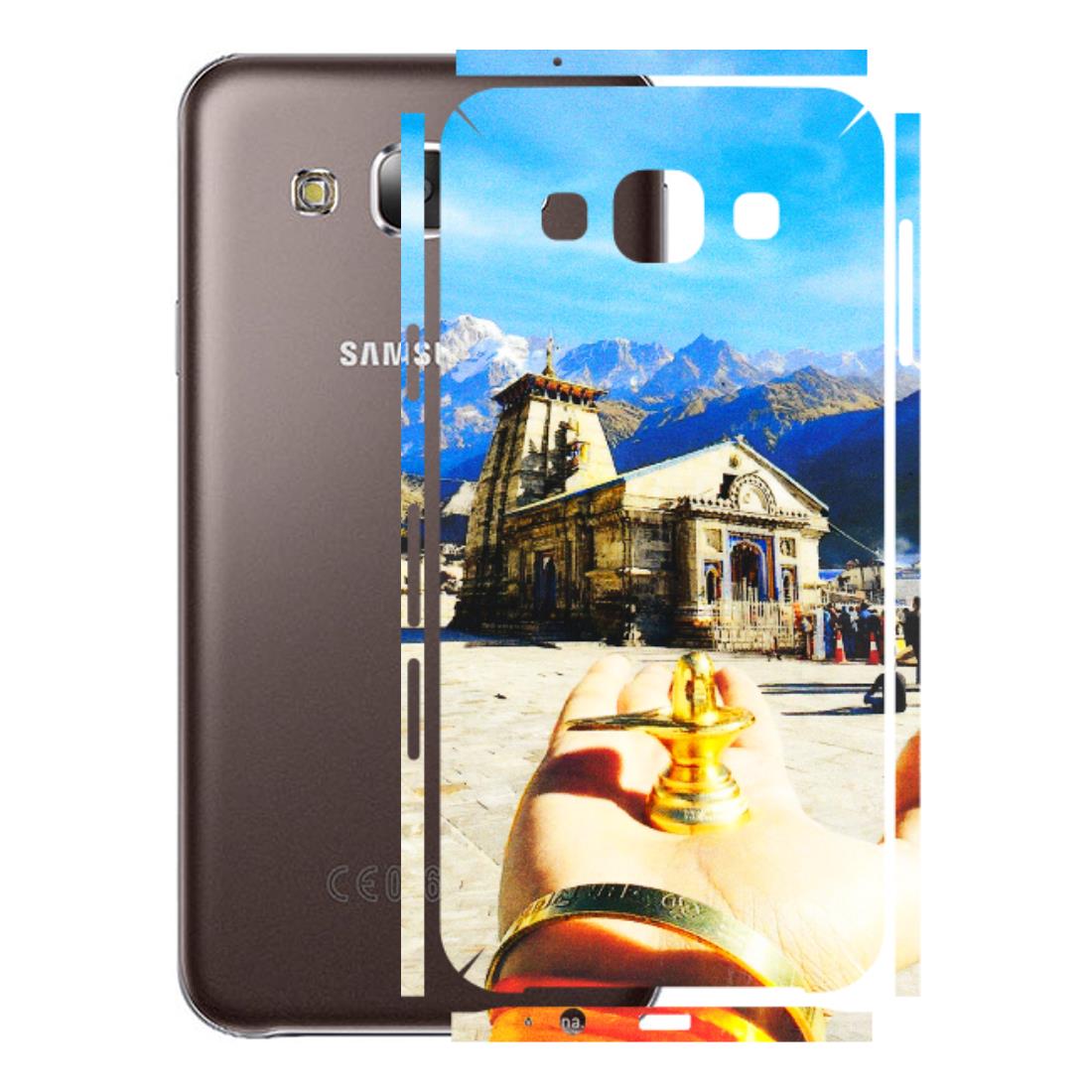 Samsung M/F/Note/Flip and C Phone Skins (All Models) - Beauty of Kedarnath - 3D Embossed Finish (L-108) Samsung Galaxy E5