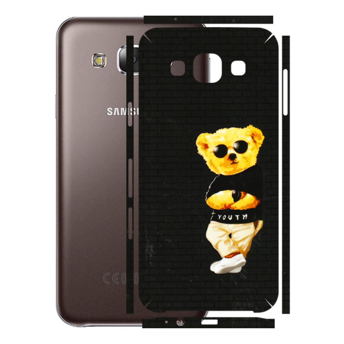 Samsung M/F/Note/Flip and C Phone Skins (All Models) - Classy Teddy Bear - 3D Embossed Finish (L-116) Samsung Galaxy E5