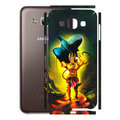 Samsung M/F/Note/Flip and C Phone Skins (All Models) - Hanuman Ji - 3D Embossed Finish (L-128) Samsung Galaxy E5