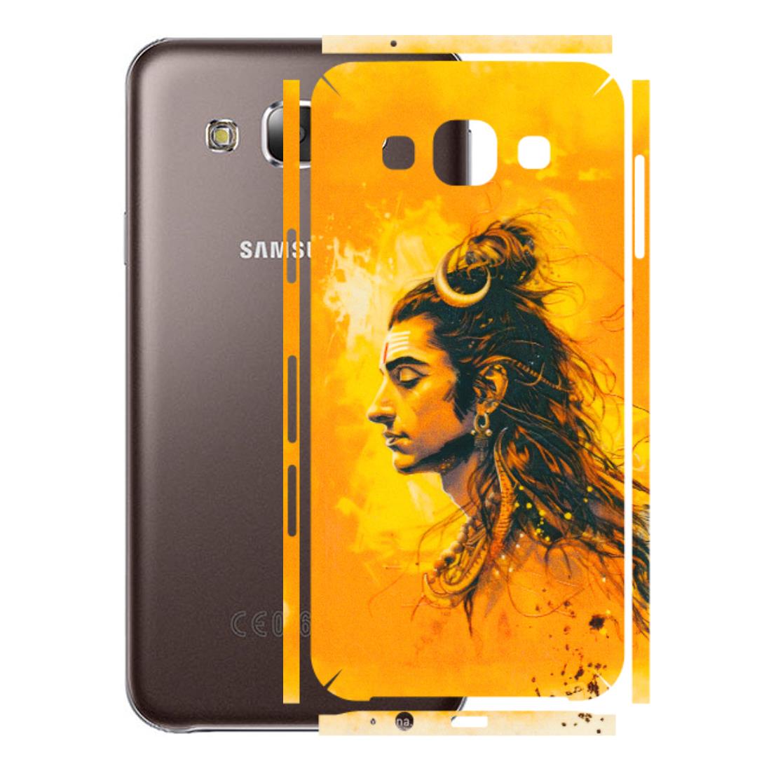 Samsung M/F/Note/Flip and C Phone Skins (All Models) - Shiv Shakti - 3D Embossed Finish (L-14) Samsung Galaxy E5