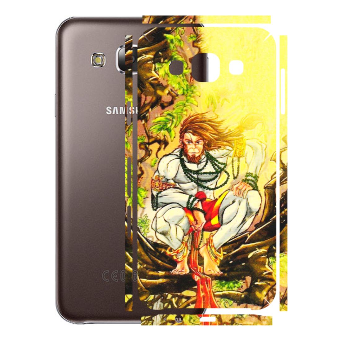 Samsung M/F/Note/Flip and C Phone Skins (All Models) - Lord Hanuman - 3D Embossed Finish (L-152) Samsung Galaxy E5
