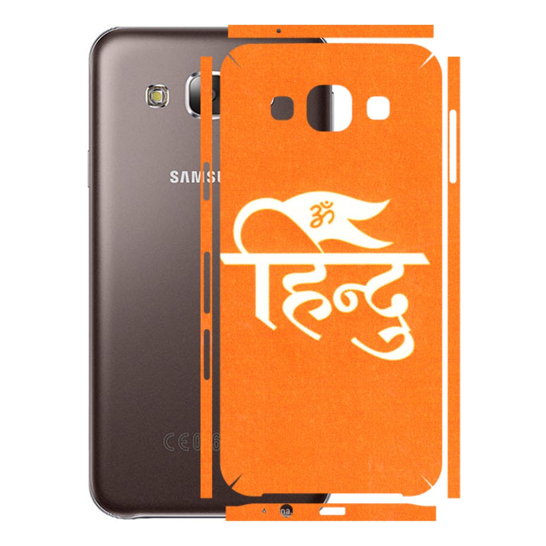 Samsung M/F/Note/Flip and C Phone Skins (All Models) - Hindu Kesari - 3D Embossed Finish (L-154) Samsung Galaxy E5