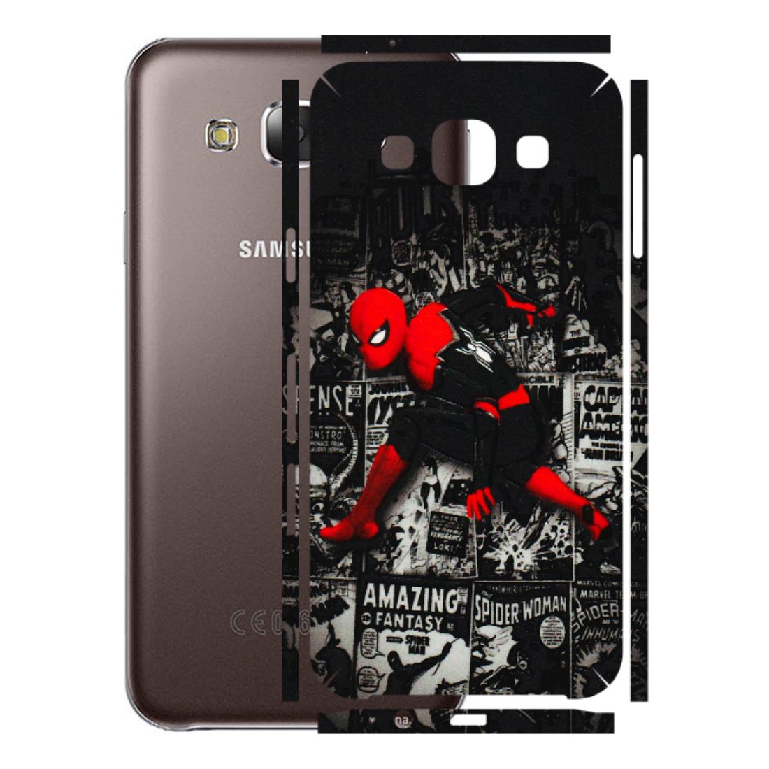 Samsung M/F/Note/Flip and C Phone Skins (All Models) - SpiderMan New - 3D Embossed Finish (L-162) Samsung Galaxy E5