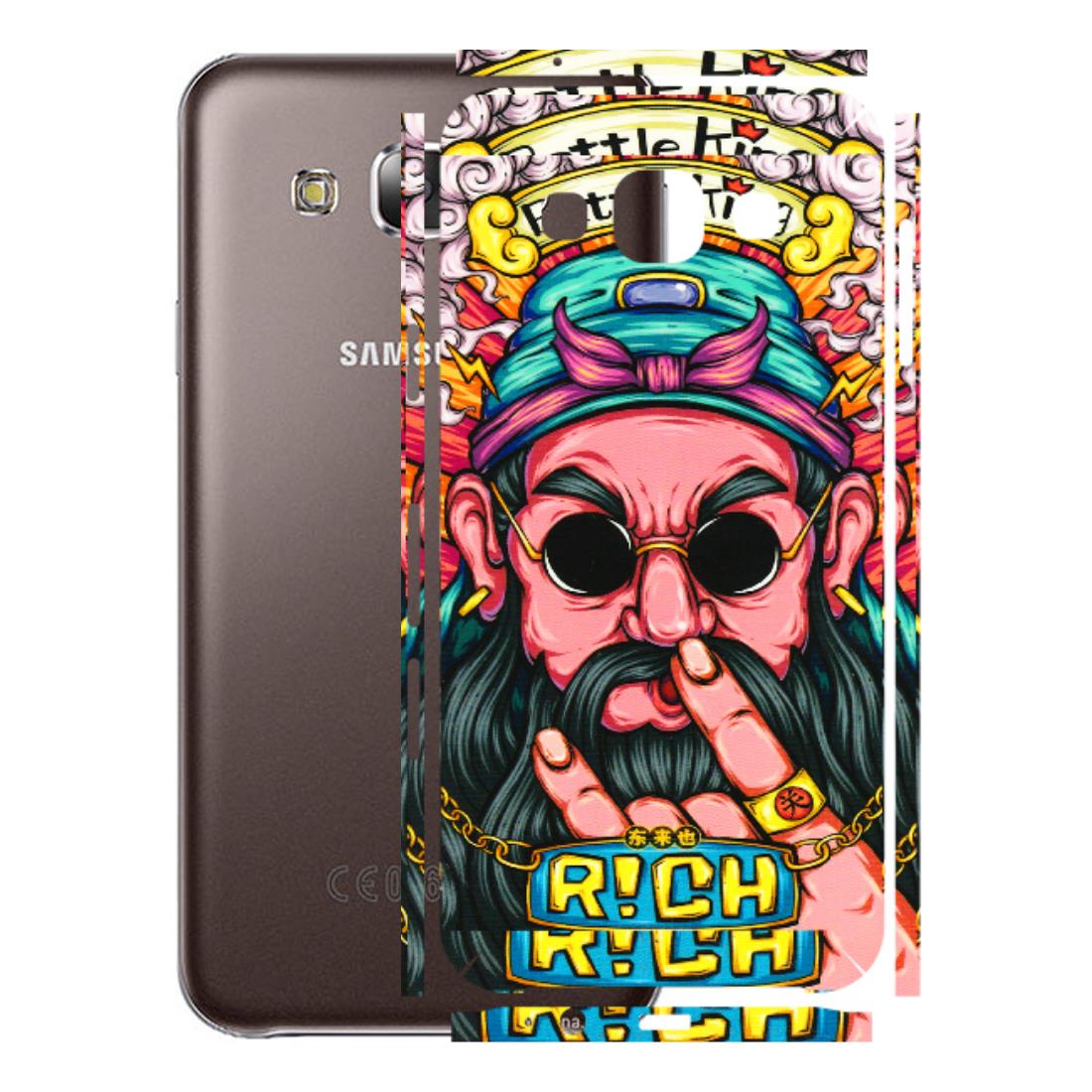 Samsung M/F/Note/Flip and C Phone Skins (All Models) - Battle King Dude Face - 3D Embossed Finish (L-178) Samsung Galaxy E5