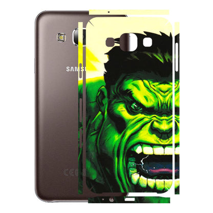 Samsung M/F/Note/Flip and C Phone Skins (All Models) - Hulk - 3D Embossed Finish (L-180) Samsung Galaxy E5