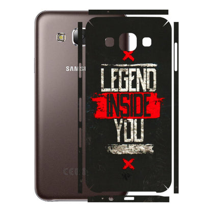 Samsung M/F/Note/Flip and C Phone Skins (All Models) - Legend Inside You - 3D Embossed Finish (L-186) Samsung Galaxy E5
