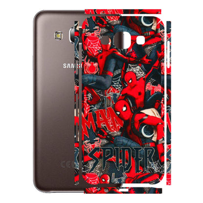Samsung M/F/Note/Flip and C Phone Skins (All Models) - SpiderMan Cool - 3D Embossed Finish (L-188) Samsung Galaxy E5