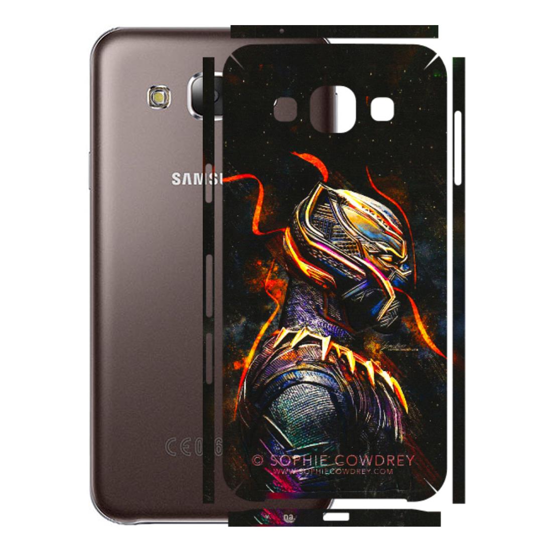 Samsung M/F/Note/Flip and C Phone Skins (All Models) - Black Panther - 3D Embossed Finish (L-190) Samsung Galaxy E5