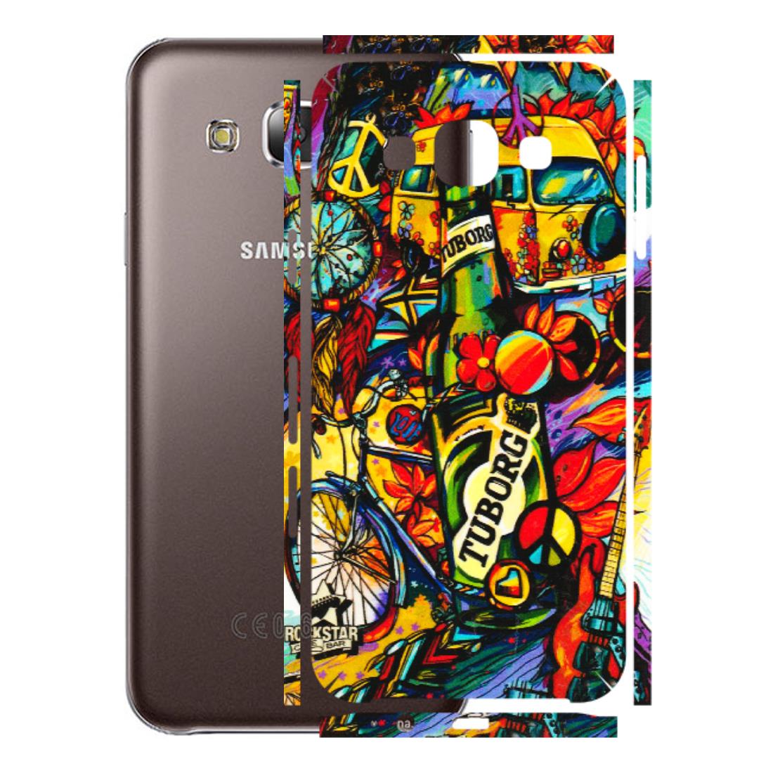 Samsung M/F/Note/Flip and C Phone Skins (All Models) - Cool Beer Bottle - 3D Embossed Finish (L-193) Samsung Galaxy E5