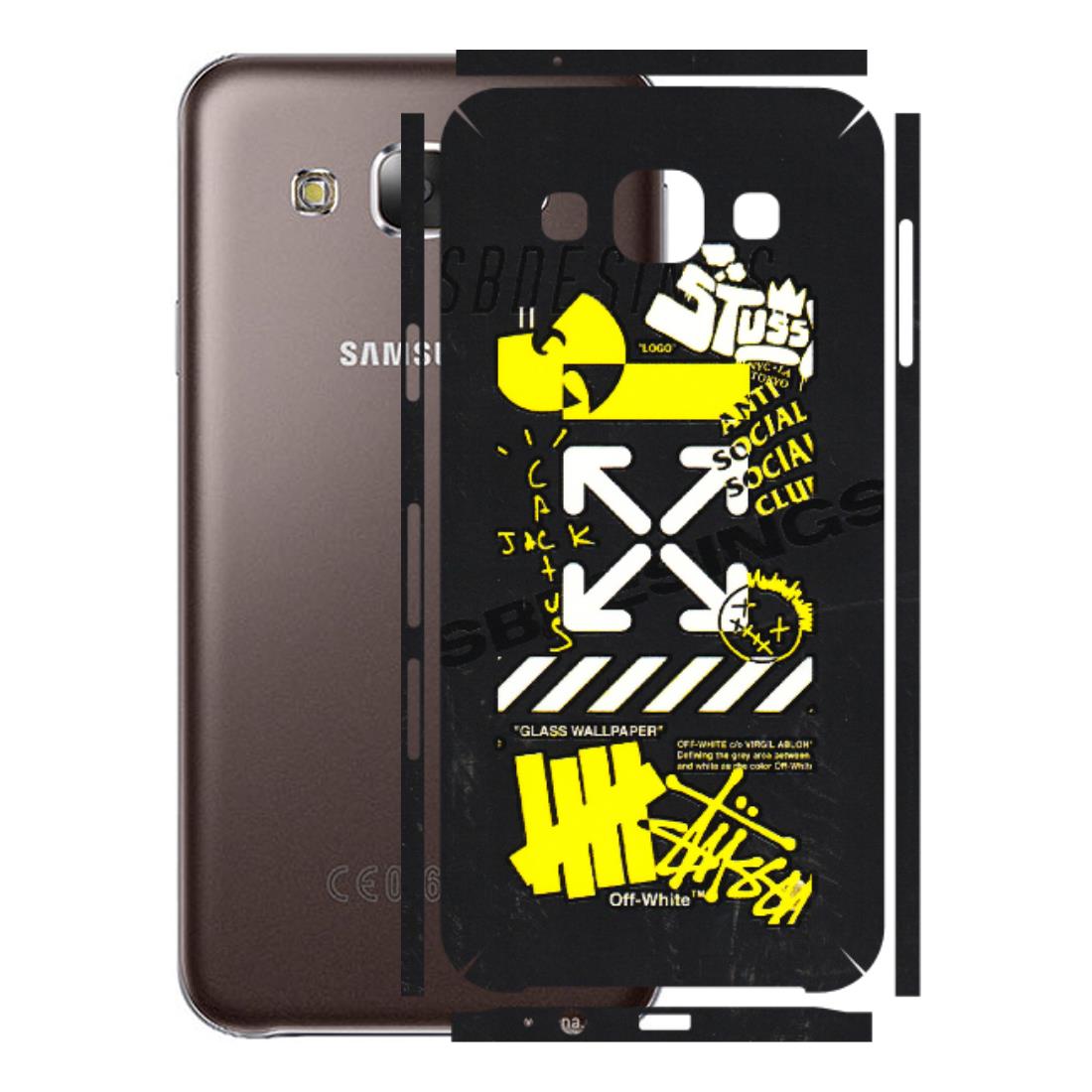 Samsung M/F/Note/Flip and C Phone Skins (All Models) - Anti Social Graffiti - 3D Embossed Finish (L-198) Samsung Galaxy E5
