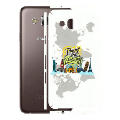 Samsung M/F/Note/Flip and C Phone Skins (All Models) - Travel Therapy - 3D Embossed Finish (L-199) Samsung Galaxy E5