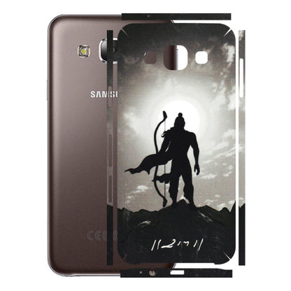 Samsung M/F/Note/Flip and C Phone Skins (All Models) - Jai Siya Ram - 3D Embossed Finish (L-200) Samsung Galaxy E5