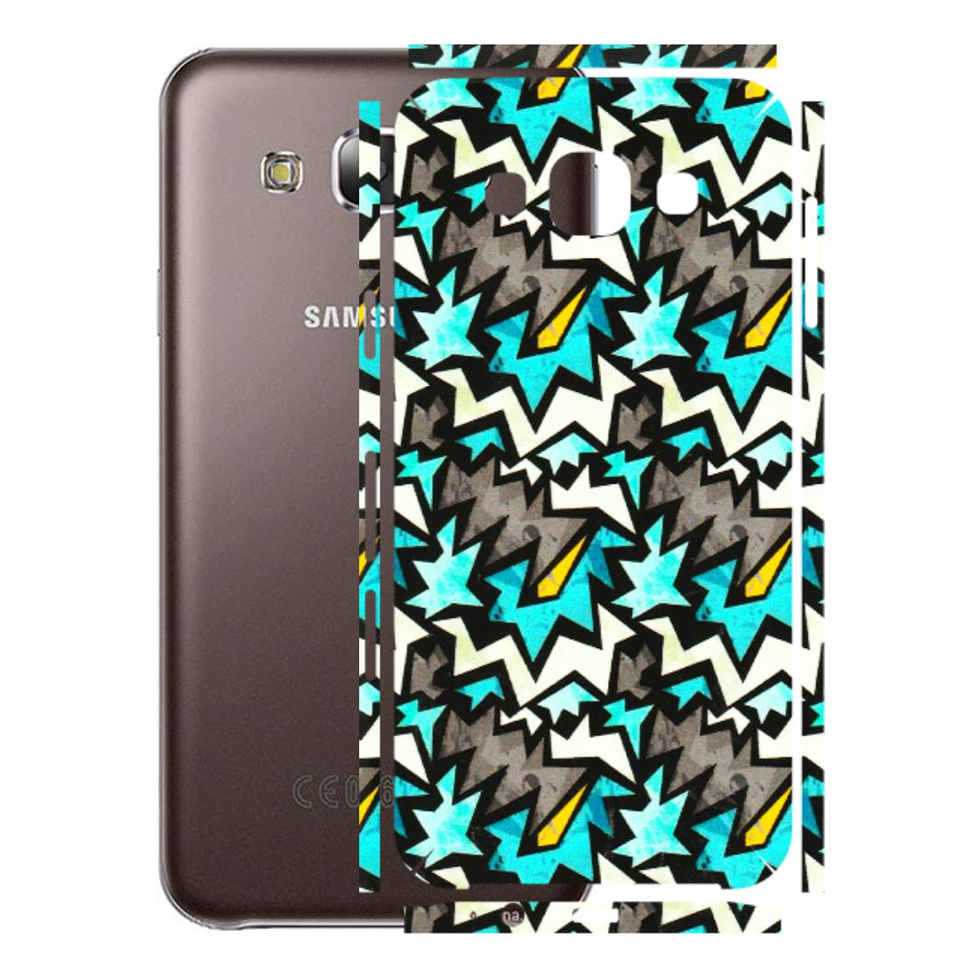 Samsung M/F/Note/Flip and C Phone Skins (All Models) - Funky Zig Zag - 3D Embossed Finish (L-223) Samsung Galaxy E5