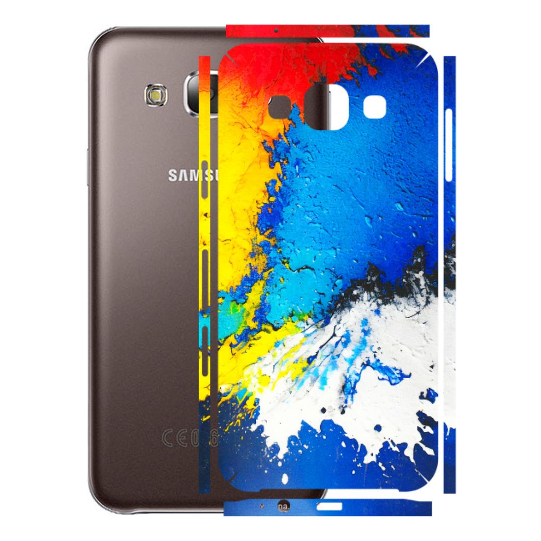 Samsung M/F/Note/Flip and C Phone Skins (All Models) - Acrylic Paint Spill - 3D Embossed Finish (L-229) Samsung Galaxy E5