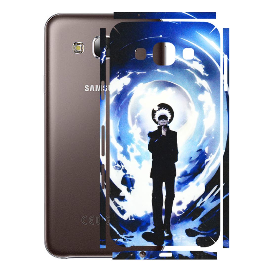 Samsung M/F/Note/Flip and C Phone Skins (All Models) - Satoru Gojo Dark Blue - 3D Embossed Finish (L-235) Samsung Galaxy E5