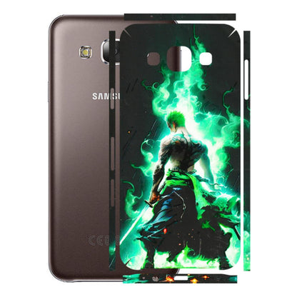 Samsung M/F/Note/Flip and C Phone Skins (All Models) - Zoro Sword - 3D Embossed Finish (L-241) Samsung Galaxy E5