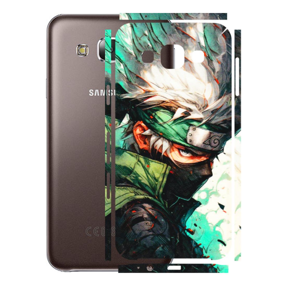 Samsung M/F/Note/Flip and C Phone Skins (All Models) - Kakashi Side Profile - 3D Embossed Finish (L-249) Samsung Galaxy E5