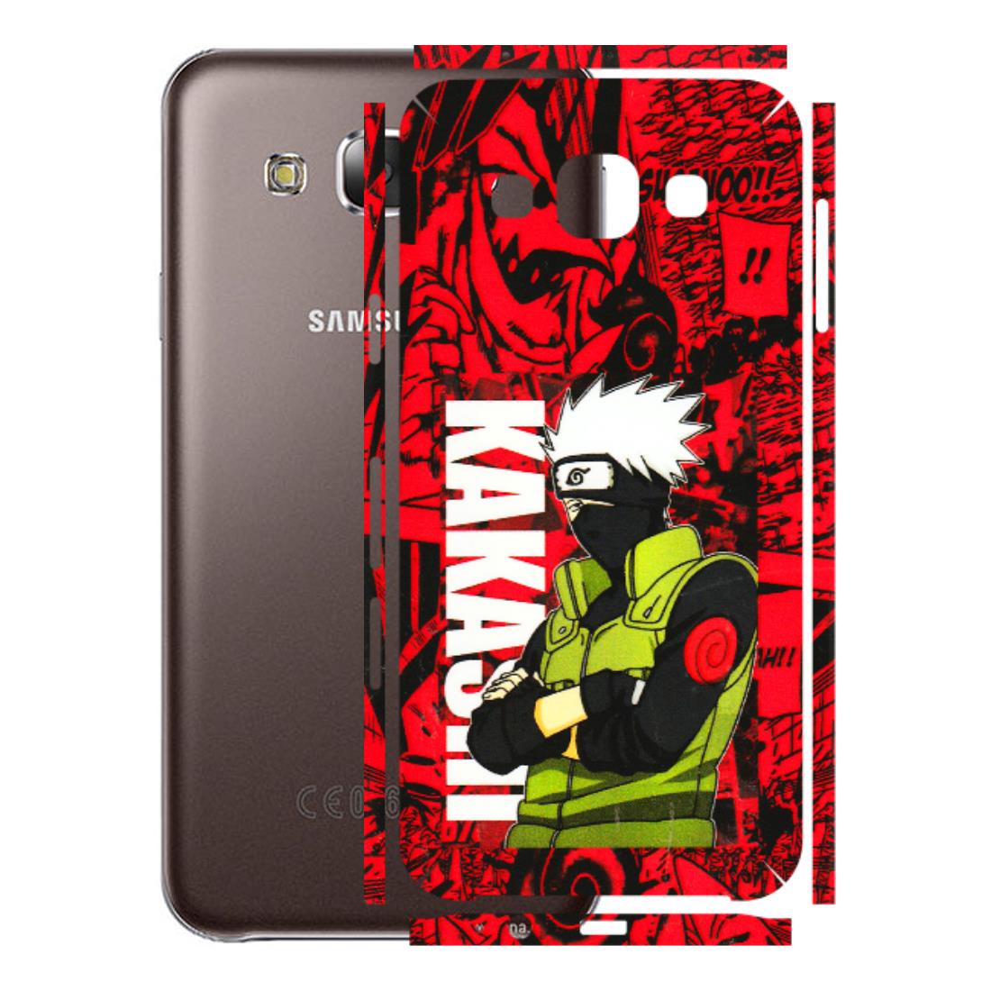 Samsung M/F/Note/Flip and C Phone Skins (All Models) - Kakashi Red Anime - 3D Embossed Finish (L-251) Samsung Galaxy E5