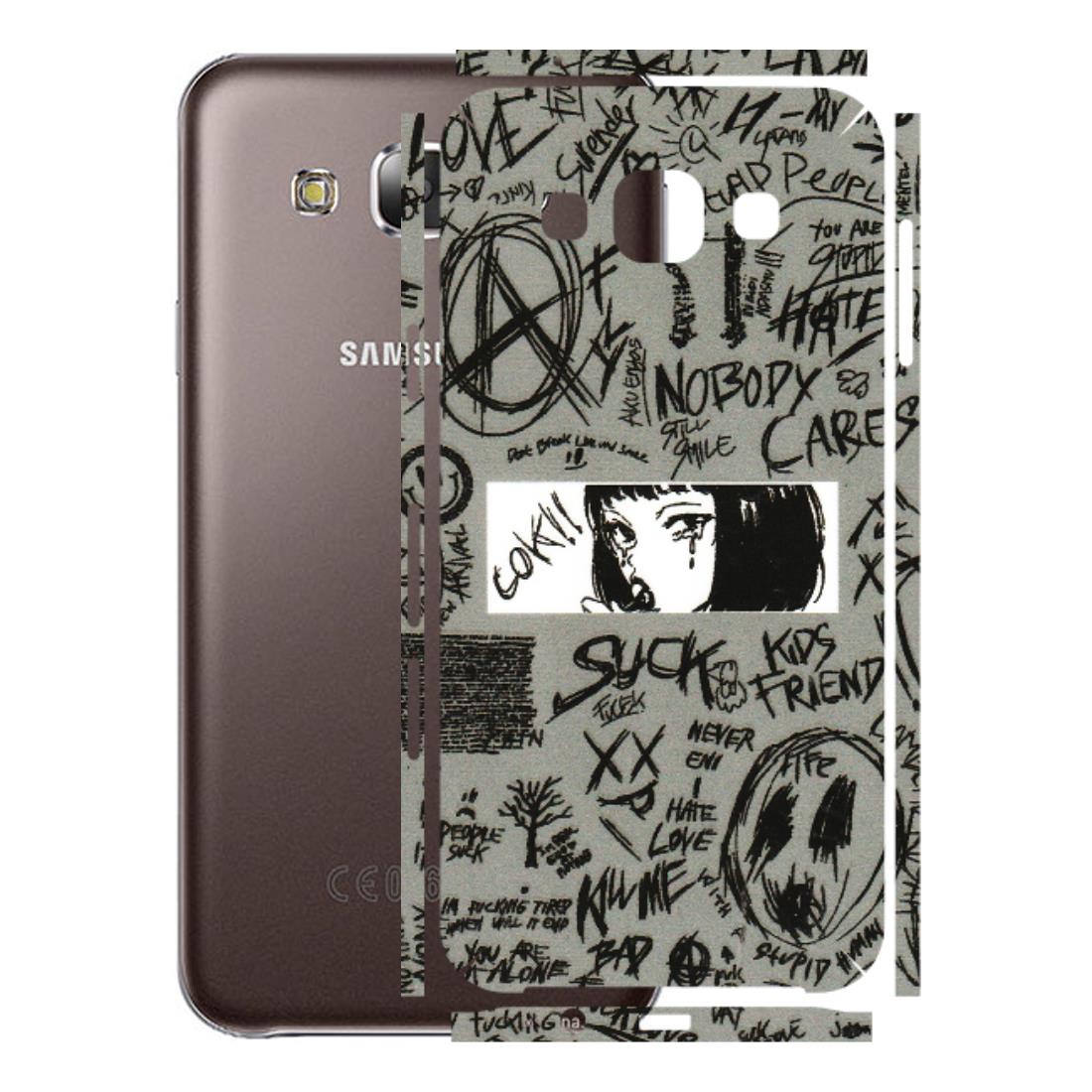 Samsung M/F/Note/Flip and C Phone Skins (All Models) - Never Have Love Anime - 3D Embossed Finish (L-260) Samsung Galaxy E5