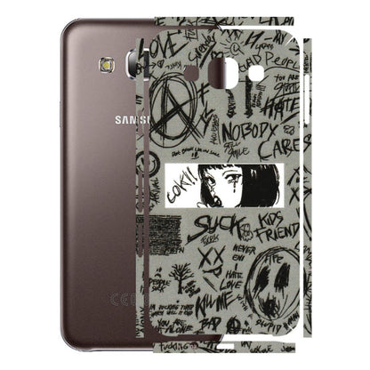 Samsung M/F/Note/Flip and C Phone Skins (All Models) - Never Have Love Anime - 3D Embossed Finish (L-260) Samsung Galaxy E5