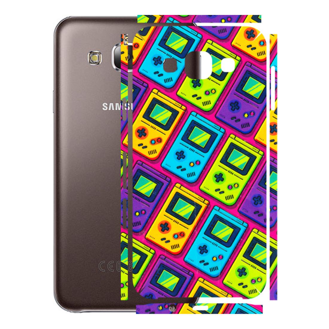 Samsung M/F/Note/Flip and C Phone Skins (All Models) - Gameboy Colourful - 3D Embossed Finish (L-266) Samsung Galaxy E5