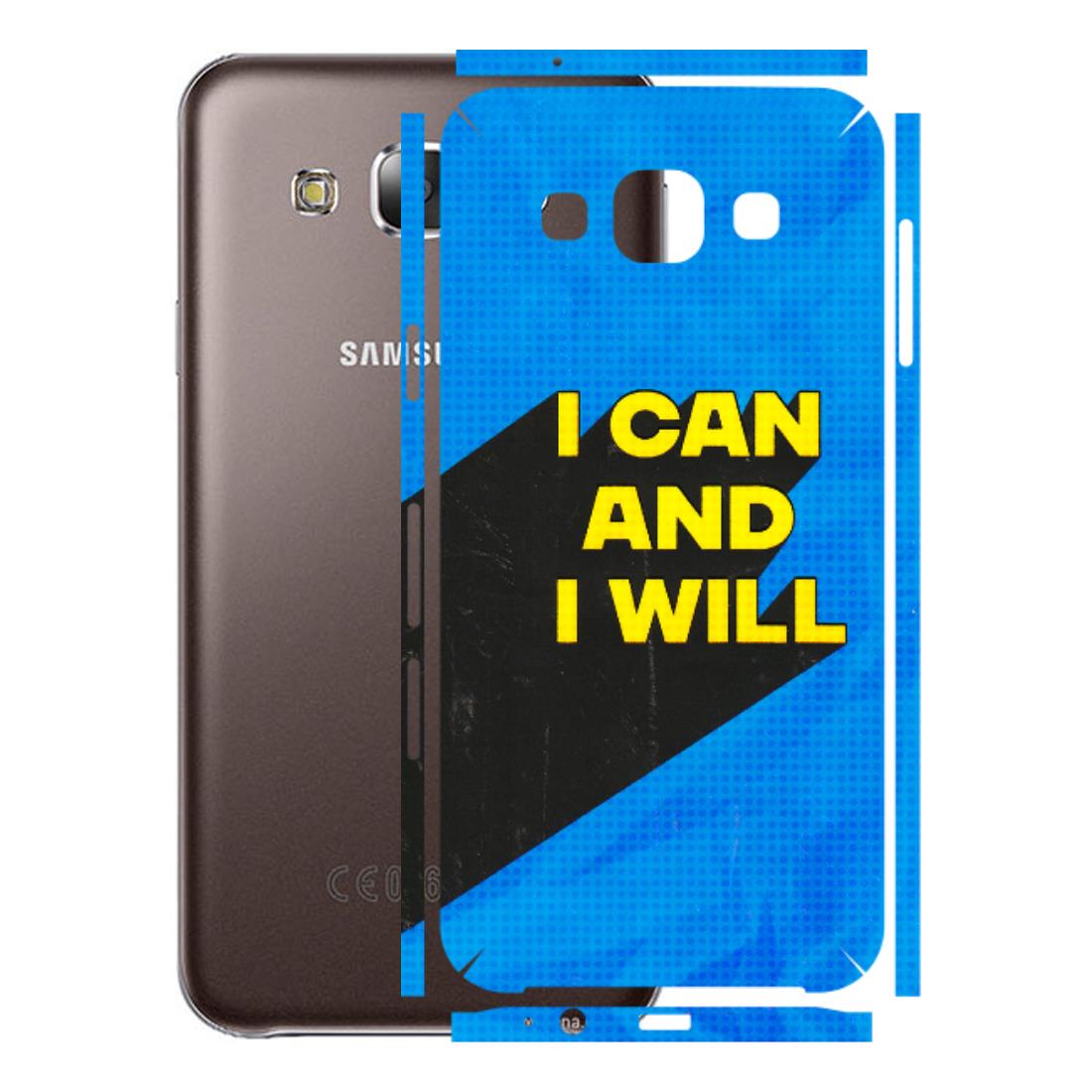 Samsung M/F/Note/Flip and C Phone Skins (All Models) - I Can And I Will - 3D Embossed Finish (L-281) Samsung Galaxy E5