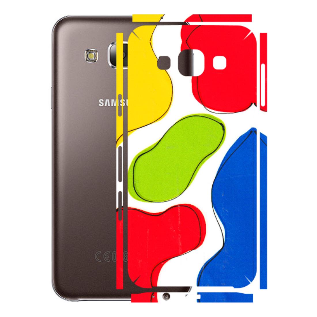 Samsung M/F/Note/Flip and C Phone Skins (All Models) - RGB Colour Paint - 3D Embossed Finish (L-284) Samsung Galaxy E5