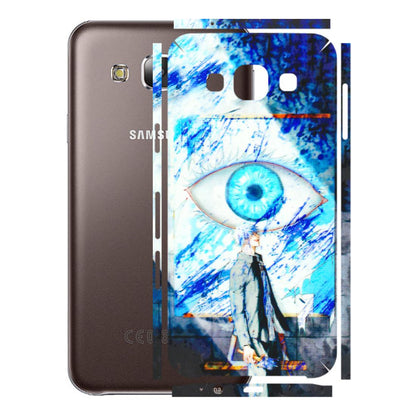 Samsung M/F/Note/Flip and C Phone Skins (All Models) - Anime Sea Blue Eye - 3D Embossed Finish (L-318) Samsung Galaxy E5