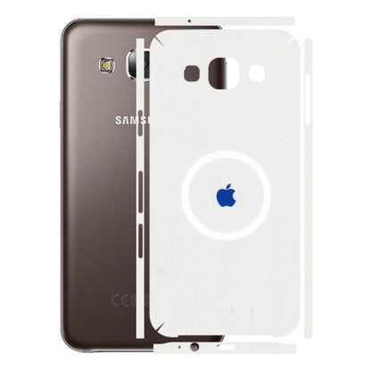 Samsung M/F/Note/Flip and C Phone Skins (All Models) - iPhone Magsafe Logo - 3D Embossed Finish (L-320) Samsung Galaxy E5