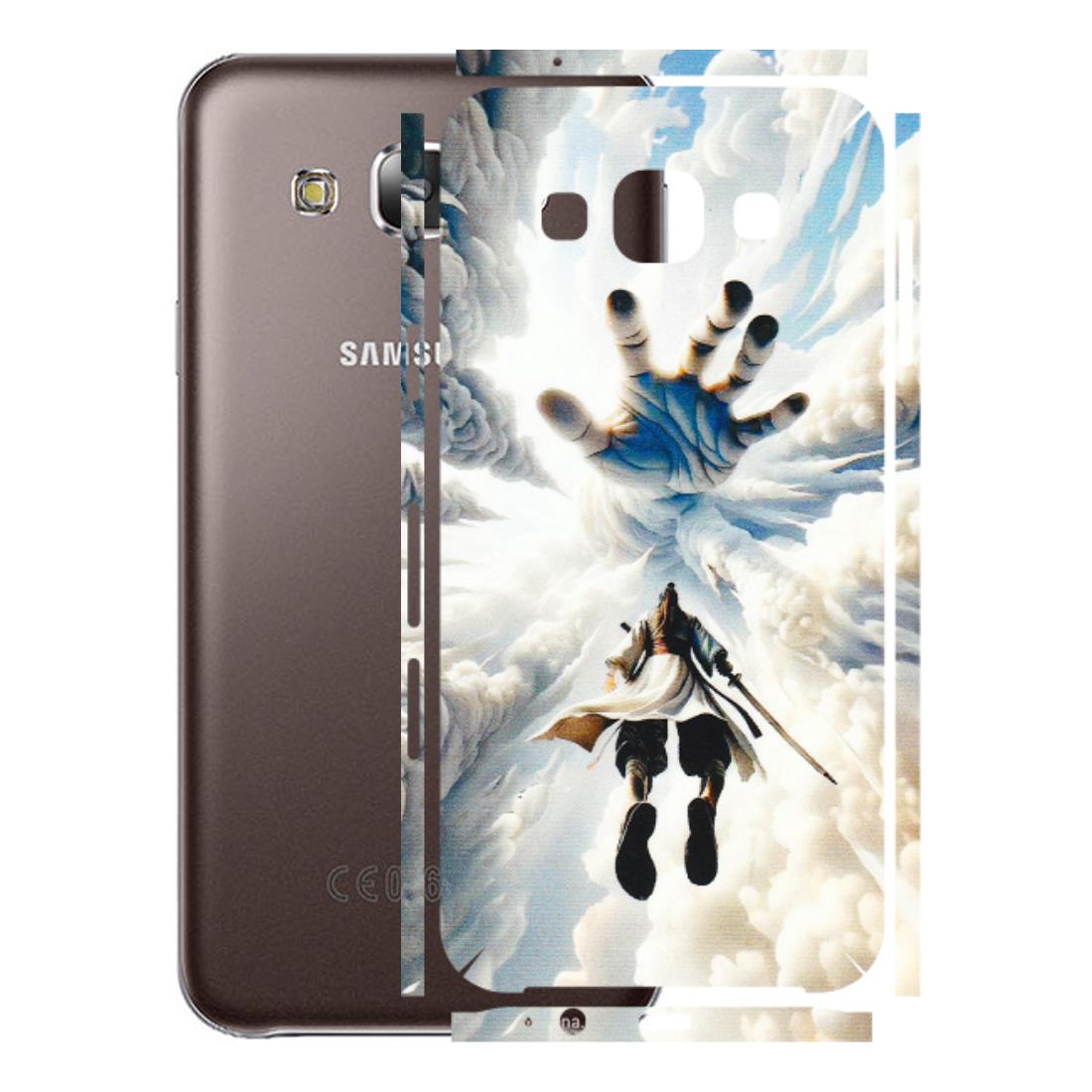 Samsung M/F/Note/Flip and C Phone Skins (All Models) - Big Hand With Monkey King - 3D Embossed Finish (L-323) Samsung Galaxy E5