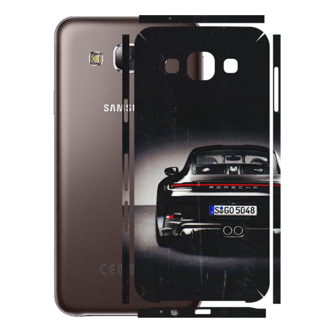 Samsung M/F/Note/Flip and C Phone Skins (All Models) - New Black Porsche GT3 - 3D Embossed Finish (L-327) Samsung Galaxy E5