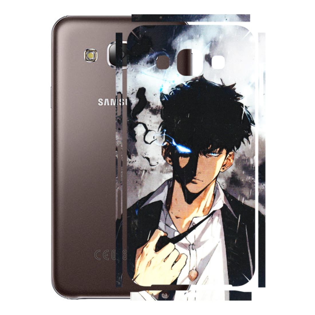 Samsung M/F/Note/Flip and C Phone Skins (All Models) - Sung Jinwoo Manhwa Anime - 3D Embossed Finish (L-328) Samsung Galaxy E5