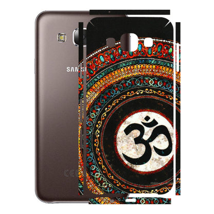 Samsung M/F/Note/Flip and C Phone Skins (All Models) - Aum Chant Abstract - 3D Embossed Finish (L-42) Samsung Galaxy E5