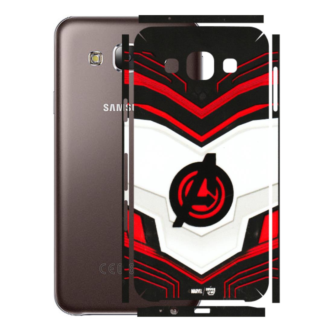 Samsung M/F/Note/Flip and C Phone Skins (All Models) - Avengers Logo - 3D Embossed Finish (L-55) Samsung Galaxy E5