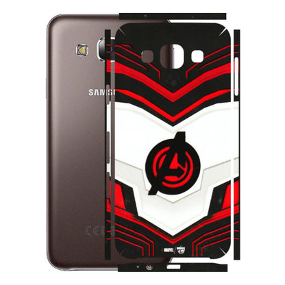 Samsung M/F/Note/Flip and C Phone Skins (All Models) - Avengers Logo - 3D Embossed Finish (L-55) Samsung Galaxy E5