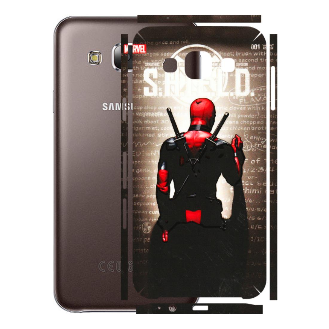 Samsung M/F/Note/Flip and C Phone Skins (All Models) - Deadpool - 3D Embossed Finish (L-56) Samsung Galaxy E5