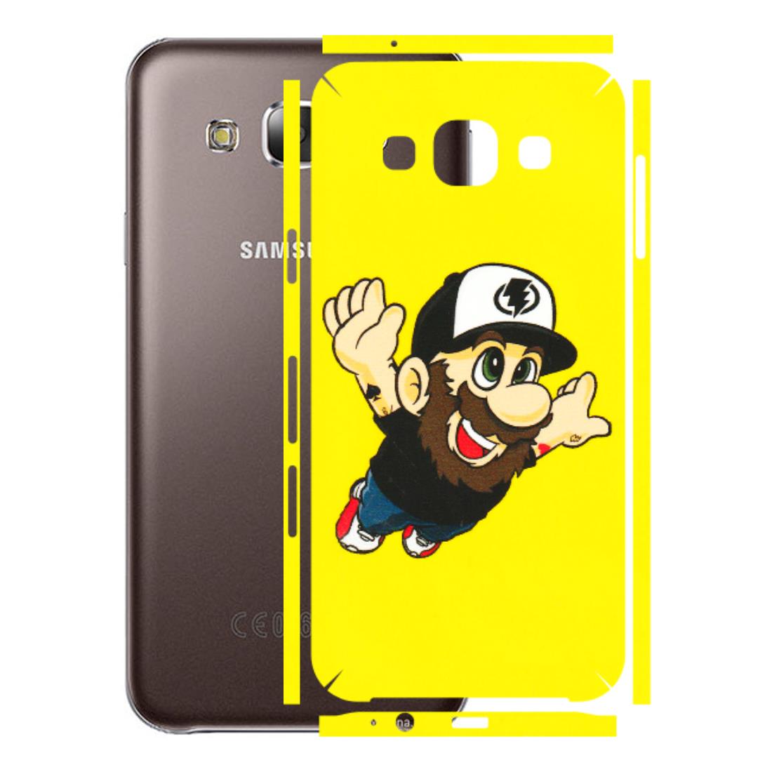 Samsung M/F/Note/Flip and C Phone Skins (All Models) - Flying Beardo - 3D Embossed Finish (L-60) Samsung Galaxy E5
