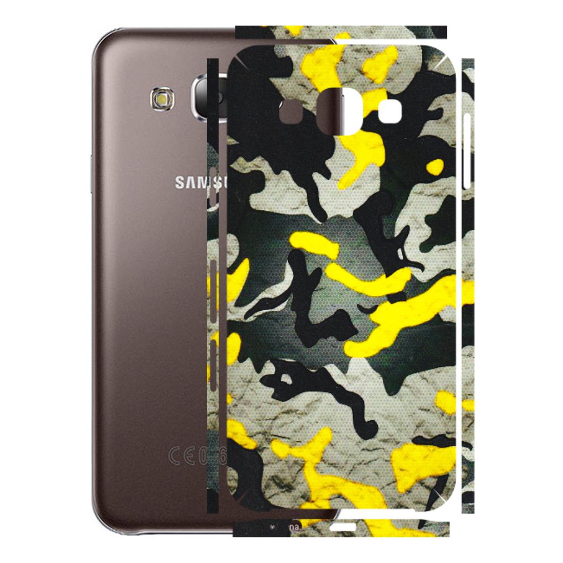 Samsung M/F/Note/Flip and C Phone Skins (All Models) - Yellow Camouflage - 3D Embossed Finish (L-61) Samsung Galaxy E5