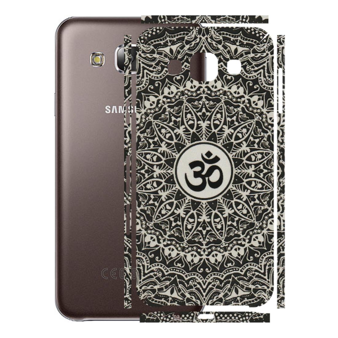 Samsung M/F/Note/Flip and C Phone Skins (All Models) - Aum Elegant Mandala - 3D Embossed Finish (L-62) Samsung Galaxy E5