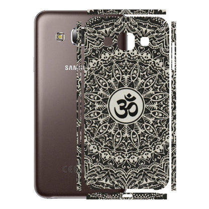 Samsung M/F/Note/Flip and C Phone Skins (All Models) - Aum Elegant Mandala - 3D Embossed Finish (L-62) Samsung Galaxy E5