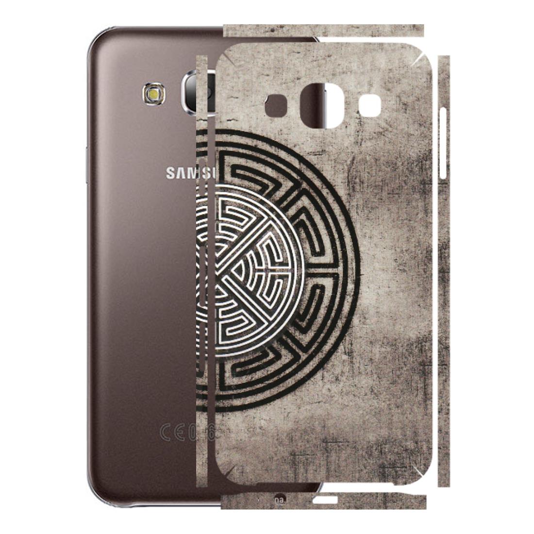 Samsung M/F/Note/Flip and C Phone Skins (All Models) - Mysterious Circular Design - 3D Embossed Finish (L-63) Samsung Galaxy E5