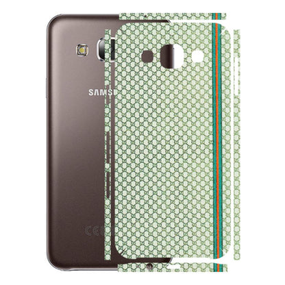 Samsung M/F/Note/Flip and C Phone Skins (All Models) - Gucci Fabric Pattern - 3D Embossed Finish (L-73) Samsung Galaxy E5