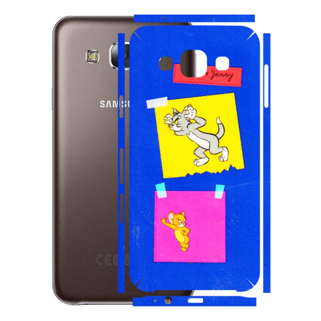 Samsung M/F/Note/Flip and C Phone Skins (All Models) - Tom N Jerry Sticky Notes - 3D Embossed Finish (L-88) Samsung Galaxy E5
