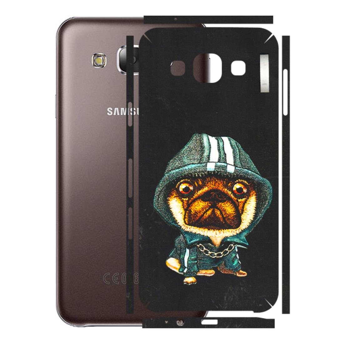 Samsung M/F/Note/Flip and C Phone Skins (All Models) - Puppy N Hoodie - 3D Embossed Finish (L-90) Samsung Galaxy E5