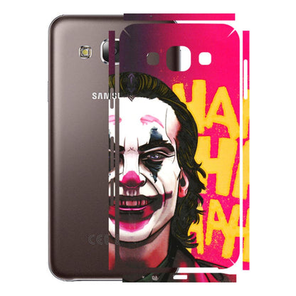 Samsung M/F/Note/Flip and C Phone Skins (All Models) - Joker Evil Laugh - 3D Embossed Finish (L-97) Samsung Galaxy E5