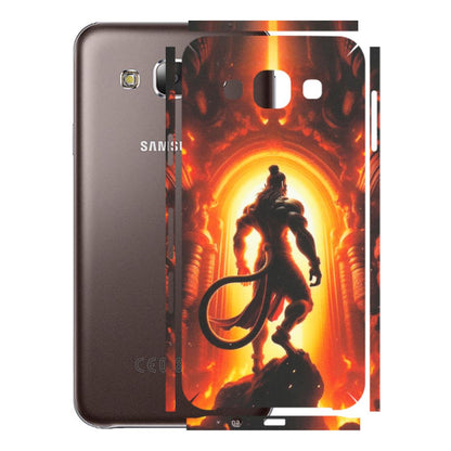 Samsung M/F/Note/Flip and C Phone Skins (All Models) - HanumanJi - Matte Finish (M-06) Samsung Galaxy E5