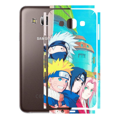 Samsung M/F/Note/Flip and C Phone Skins (All Models) - Team Minato And Kakashi - Matte Finish (M-101) Samsung Galaxy E5