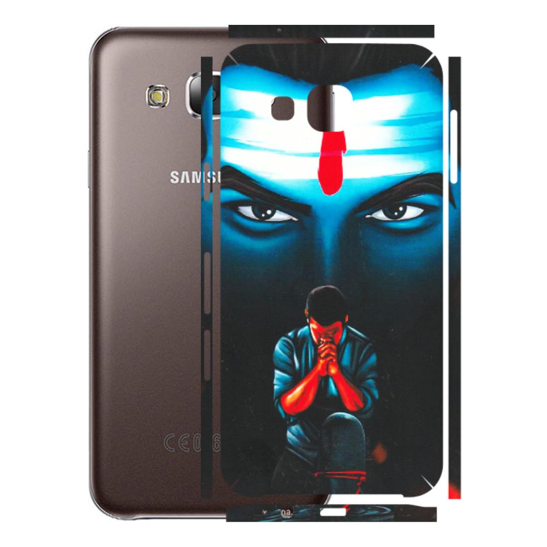 Samsung M/F/Note/Flip and C Phone Skins (All Models) - Mahakal Bhakt - Matte Finish (M-112) Samsung Galaxy E5