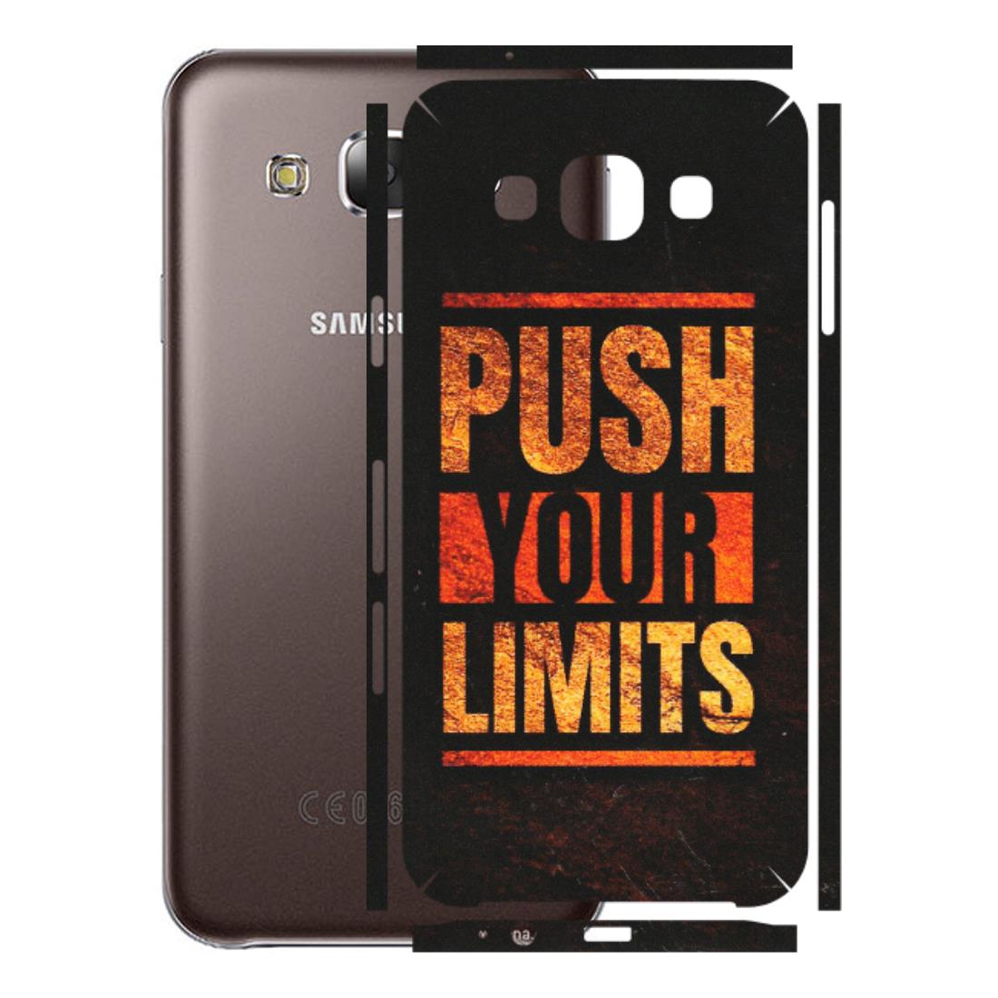 Samsung M/F/Note/Flip and C Phone Skins (All Models) - Push Your Limits - Matte Finish (M-118) Samsung Galaxy E5